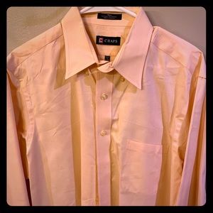 Pink Men’s Chaps Dress shirt size Large